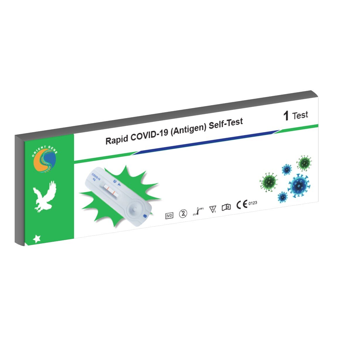 Orient Gene / HealGen Rapid Antigen Test kits Single Test (expiry in